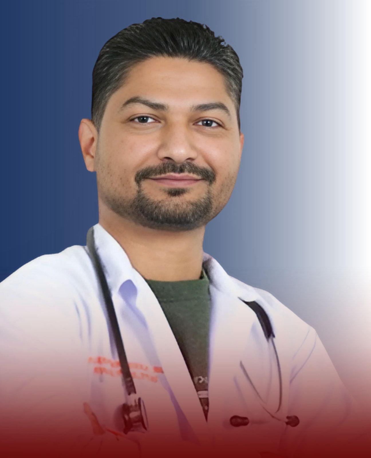 Portrait of Dr. Saroj kumar Jha